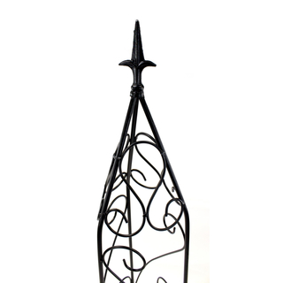 Metall Rankhilfe Obelisk schwarz 1 Stück - M - 139cm